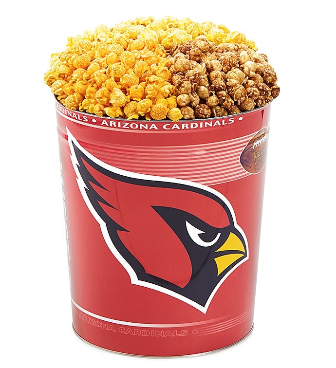 Arizona Cardinals 3 Flavor Popcorn Tins