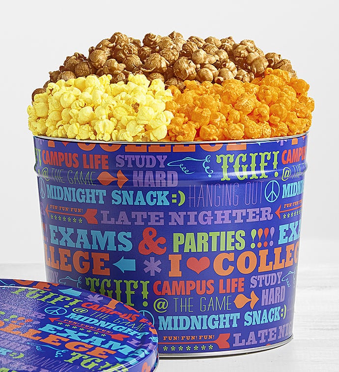 University of Snacks Popcorn Tins