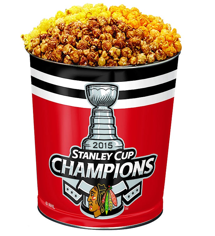 Chicago Blackhawks® 2015 Stanley Cup Champions Commemorative Popcorn Tin