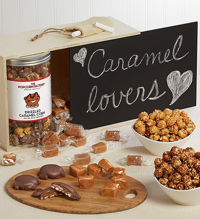 Caramel Lover's Chalkboard Top Gift Box