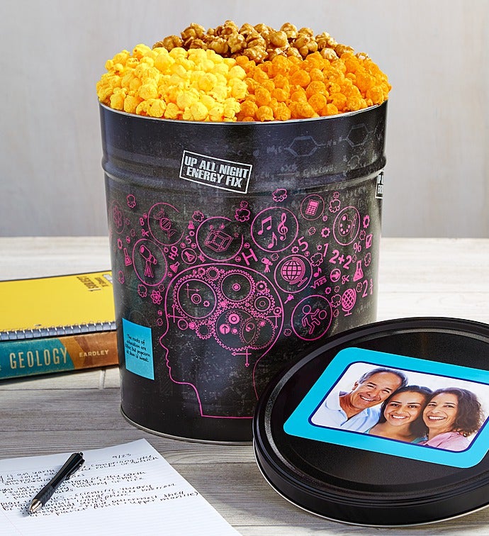 Up All Night Popcorn Tin