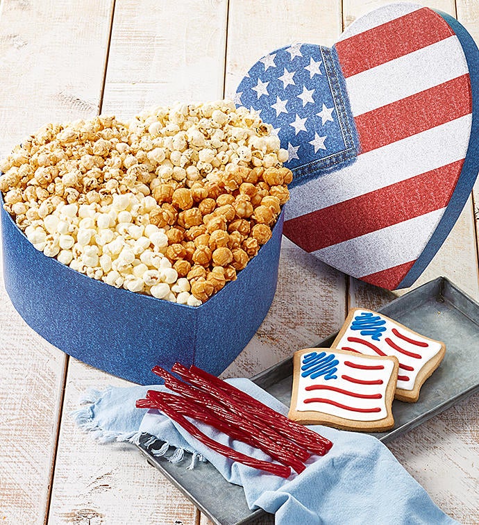 Heart Shaped Flag Box