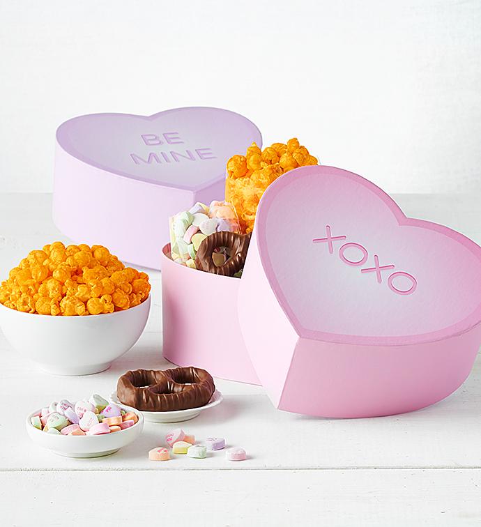 Conversation Heart Set of 2 Gift Boxes