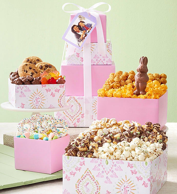 4 Tier Happy Easter Tower