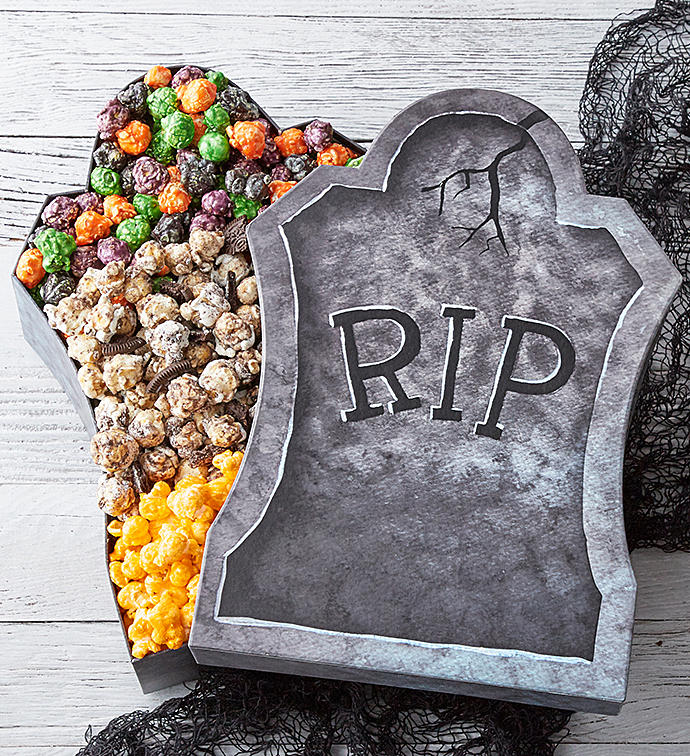 R.I.P. Rest In Popcorn Tombstone Popcorn Sampler