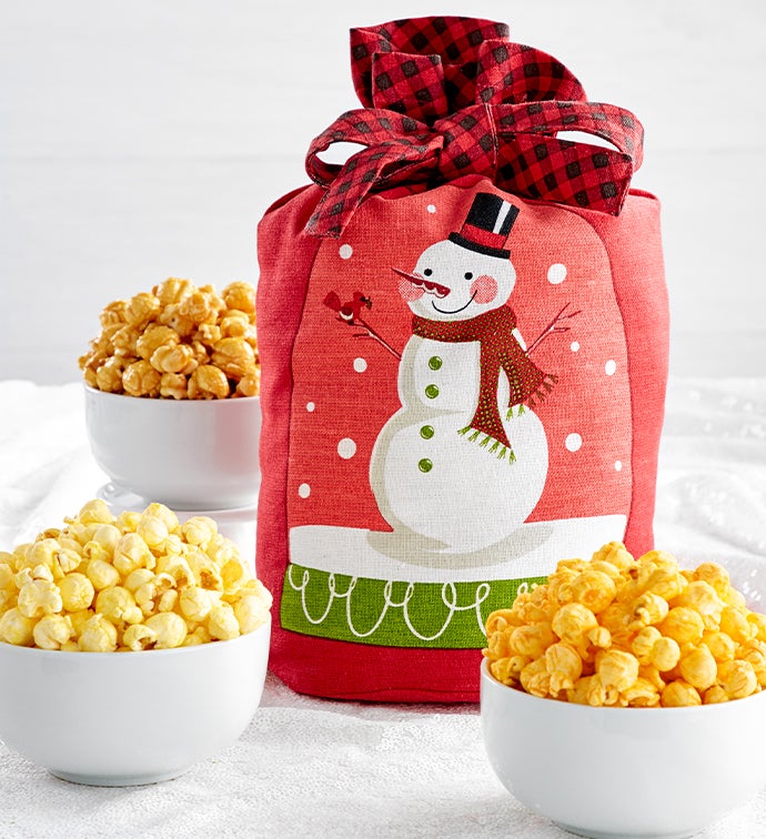 Snowman Snack Sack