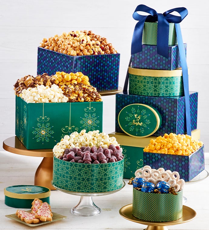 Let It Snow 6 Tier Tower