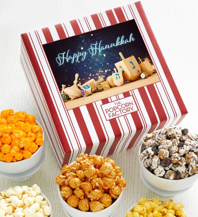 Packed With Pop® Happy Hanukkah Wooden Dreidel