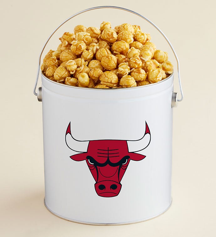 1 Gallon Chicago Bulls Caramel Popcorn Tin