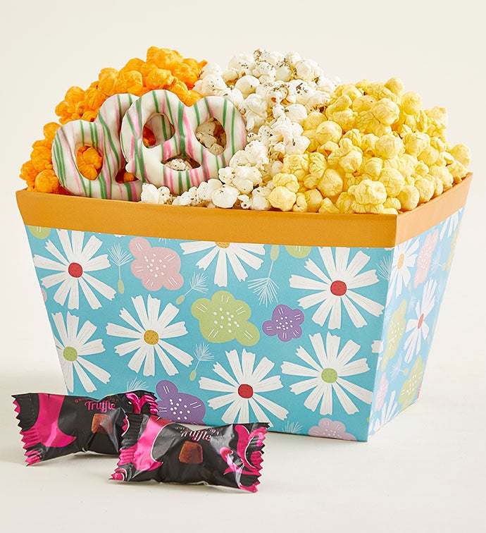 Flower Patch Gift Bin