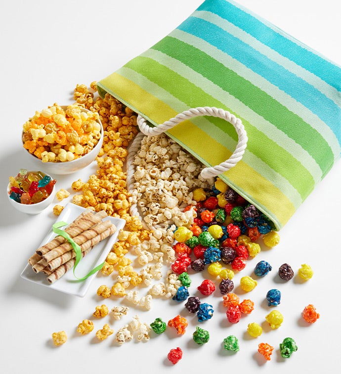 Fun In The Sun Striped Tote