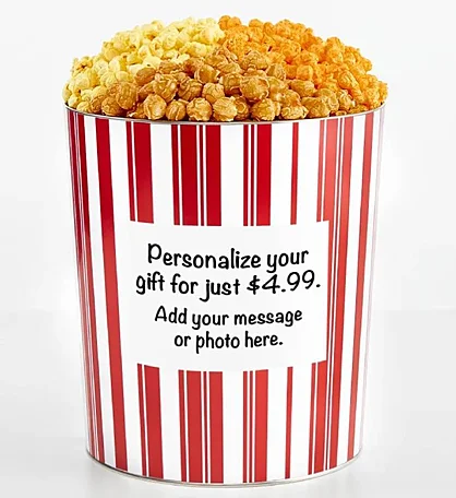 Tins With Pop® Personalized Retro 3.5 Gallon Tin