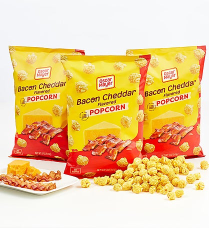 3 Count Oscar Mayer Bacon Cheddar Popcorn Bags