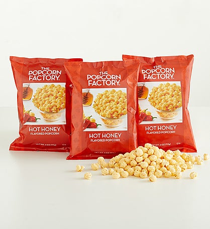 3 Count Hot Honey Popcorn Bags