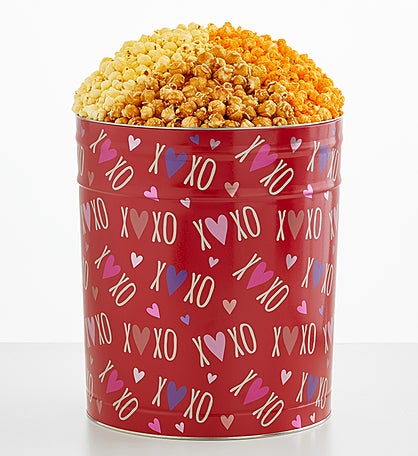 To Be Loved 6 1/2 Gallon 3 Flavor Popcorn Tin