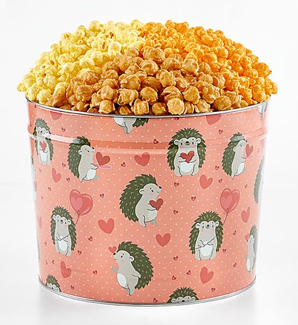 Hedge-Hugs 2 Gallon 3 Flavor Popcorn Tin