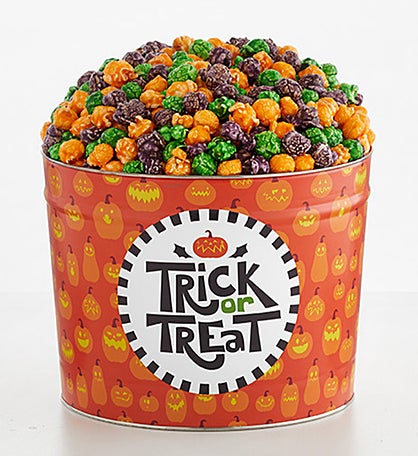 Trick Or Treat 2 Gallon Zombie Kettle Corn Popcorn Tin