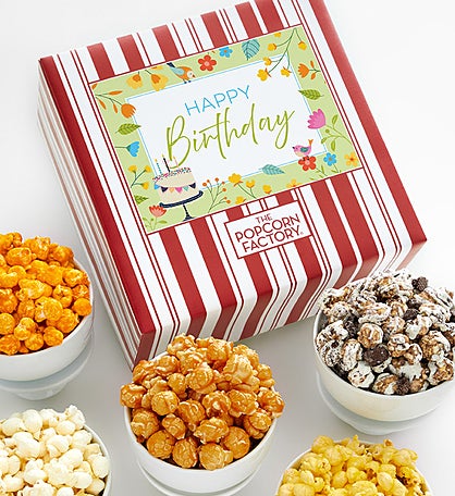 Packed With Pop® Happy Birthday Floral 3 Flavor