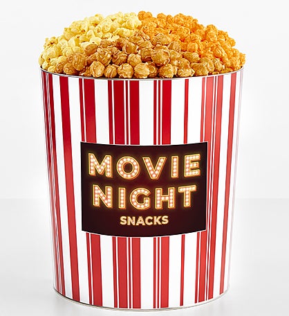 Tins With Pop® 3.5 Gallon Movie Night Snacks 3 Flavor