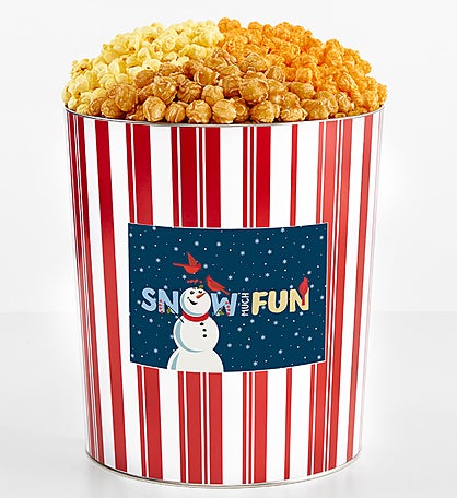 Tins With Pop® 3.5 Gallon Snow Much Fun Snowman 3 Flavor