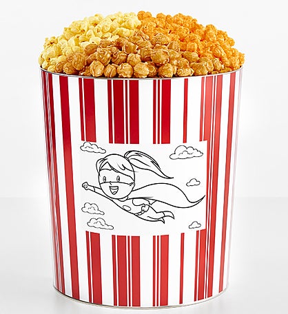 Tins With Pop® 3.5 Gallon Superhero Girl 3 Flavor
