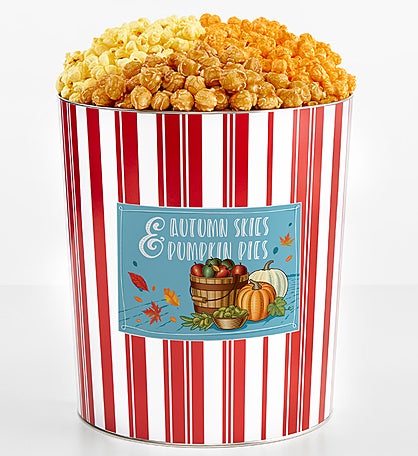 Tins With Pop® 3.5 Gallon Autumn Skies And Pumpkin Pies 3 Flavor