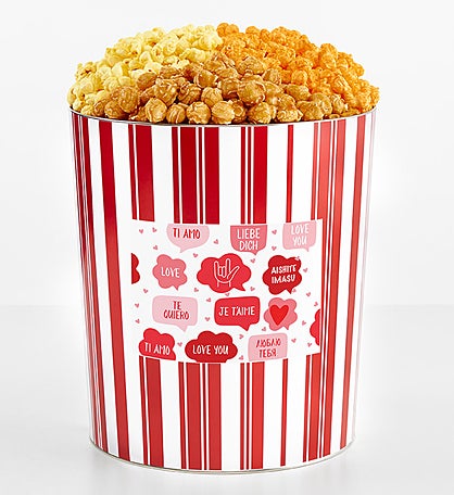 Tins With Pop® 3.5 Gallon Love You In All Languages 3 Flavor