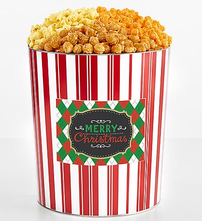 Tins With Pop® 3.5 Gallon Merry Christmas 3 Flavor