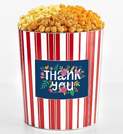 Tins With Pop® 3.5 Gallon Thank You Floral 3 Flavor
