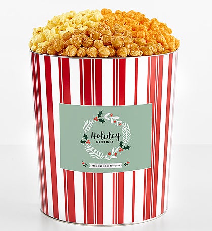 Tins With Pop® 3.5 Gallon Holiday Greetings 3 Flavor