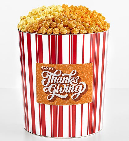 Tins With Pop® 3.5 Gallon Happy Thanksgiving
