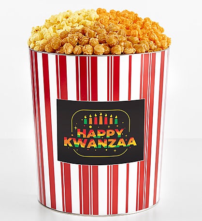 Tins With Pop® 3.5 Gallon Happy Kwanzaa 3 Flavor