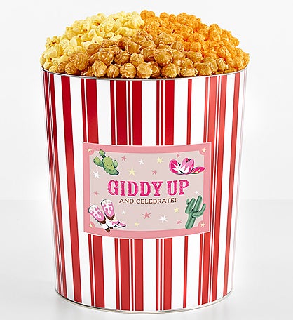 Tins With Pop® 3.5 Gallon Giddy Up Cowgirl Birthday