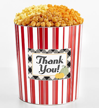 Tins With Pop® 3.5 Gallon Thank You Fall Pumpkins