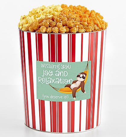 Tins With Pop® 3.5 Gallon Wishing You Joy and Relaxation 3 Flavor