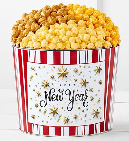 Tins With Pop® Happy New Year Gold Stars