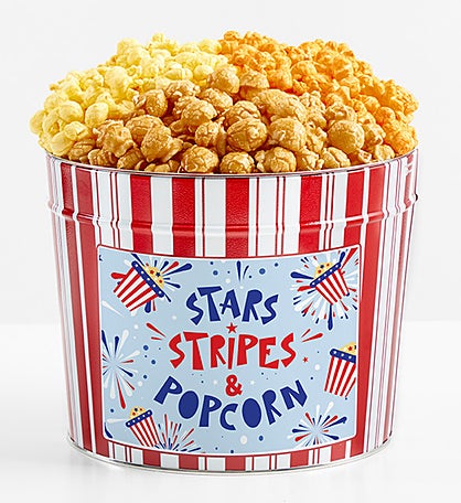 Tins With Pop® Stars Stripes And Popcorn 3 Flavor