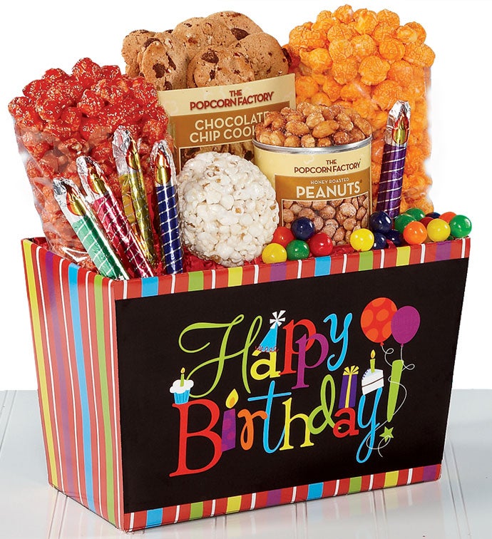 Birthday Wishes Celebration Gift Basket