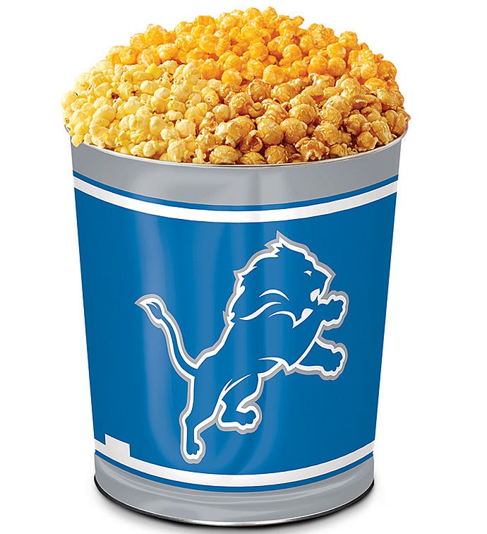 Detroit Lions 3 Flavor Popcorn Tins