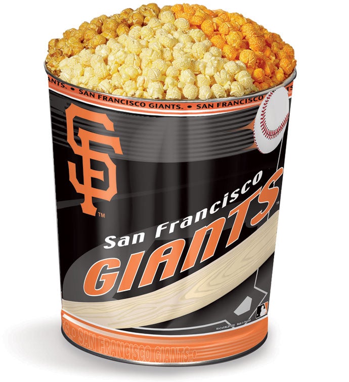 San Francisco Giants 3Flavor Popcorn Tins