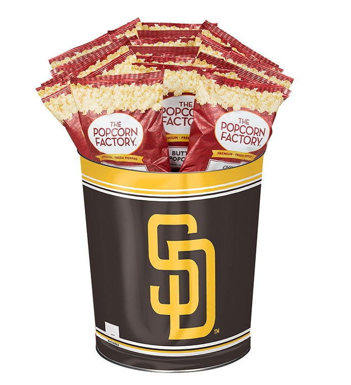 San Diego Padres 3 Flavor Popcorn Tins