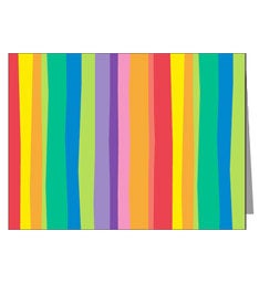 Bright Stripe Greeting Card
