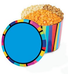 2 Gallon Jewel Stripes 3 Flavor Popcorn