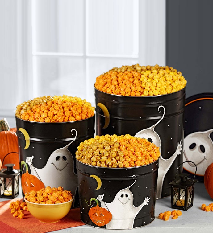 Giant Boo! Popcorn Tins