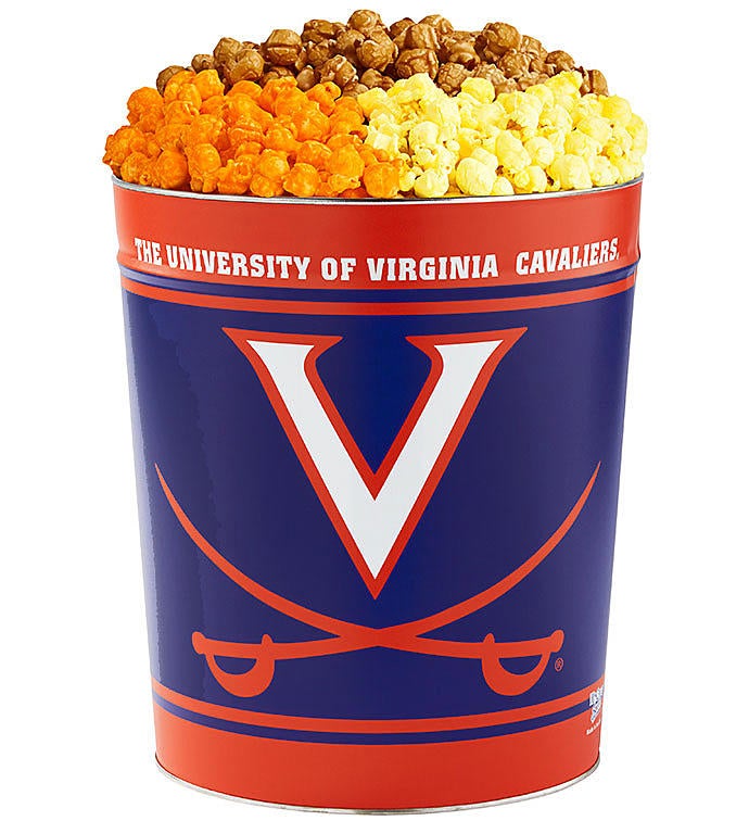 3 Gallon University of Virginia 3 Flavor Popcorn Tins