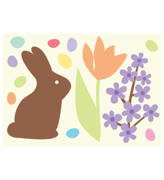 Chocolate Bunny Greeting Card