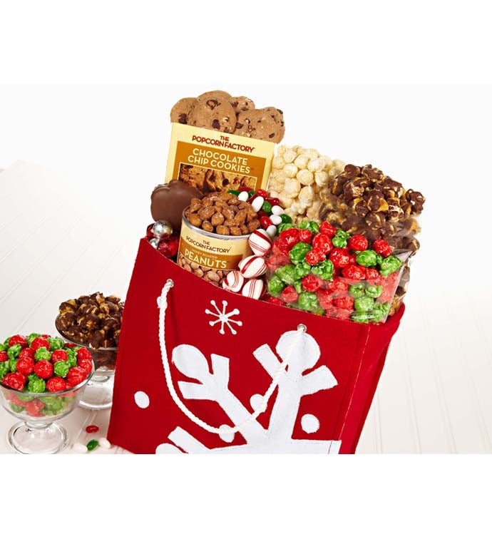 Big Snow Felt Tote Bag