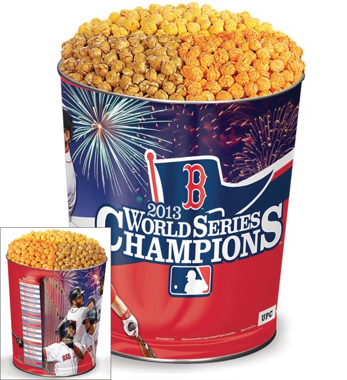 3 Gallon Boston Red Sox tm  Commemorative Popcorn Tin
