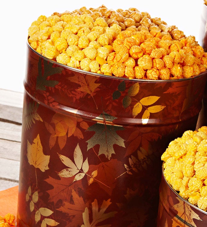 3 1/2 Gallon Golden Leaves 3 Flavor Popcorn