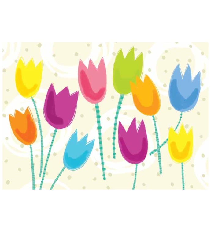 Tulips Greeting Card